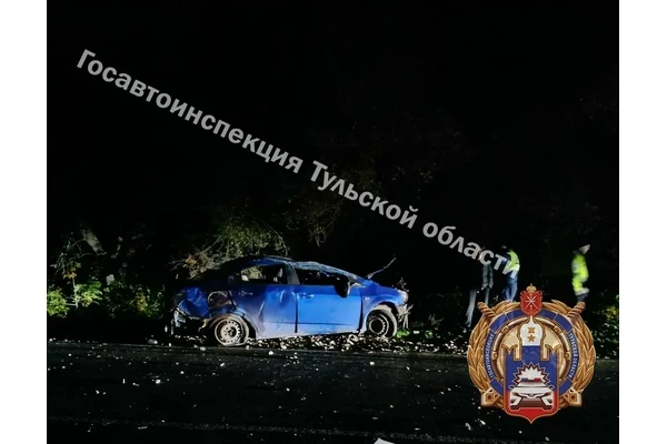 Под Новомосковском перевернулась «Шевроле Авео»