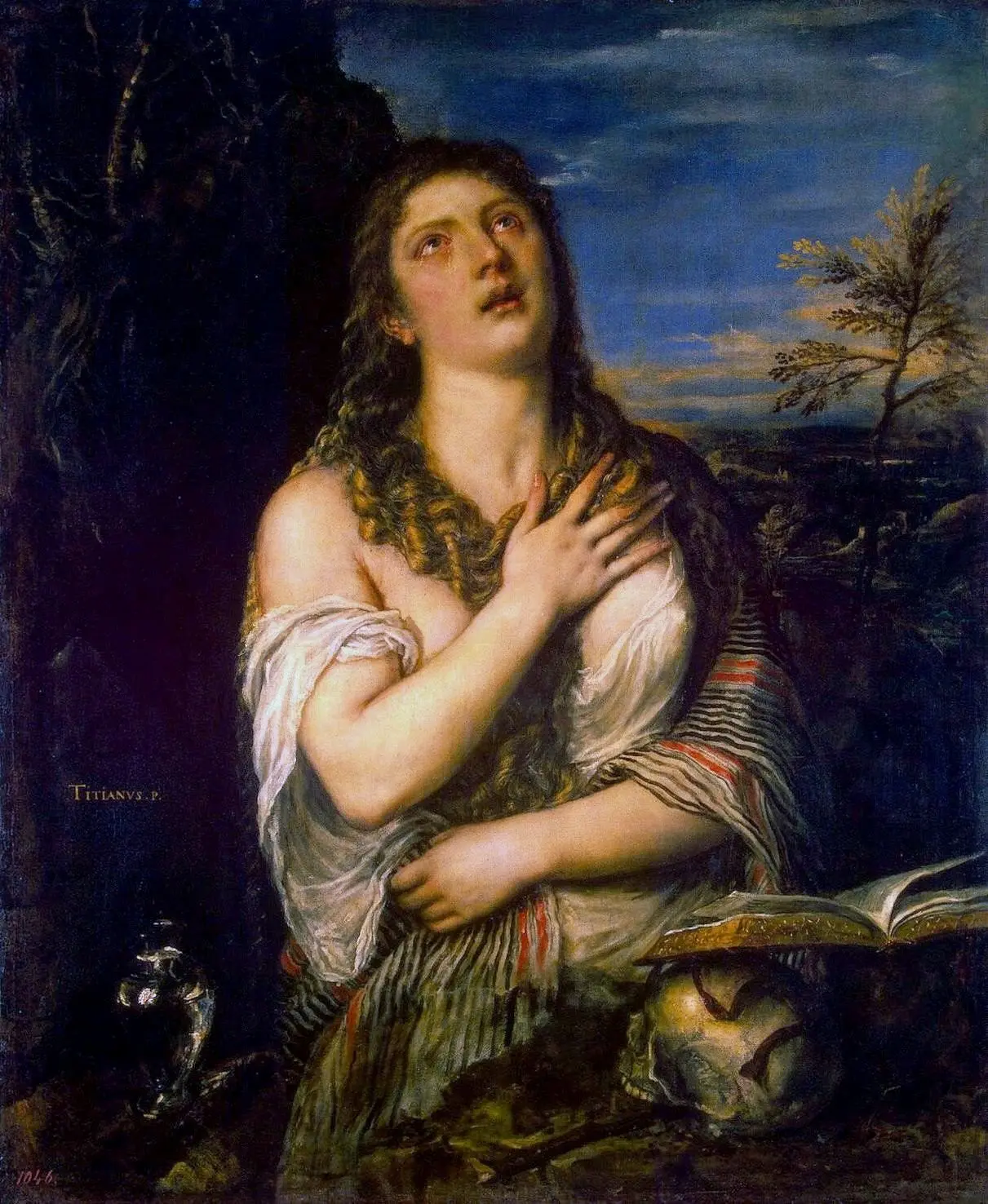 Тициан, "Кающаяся Мария Магдалина" (ок.1533 г.)