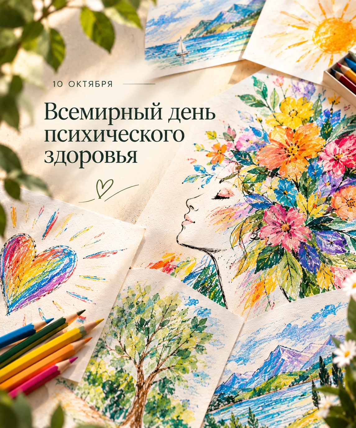 🧠 10 октября — Всемирный день психического здоровья