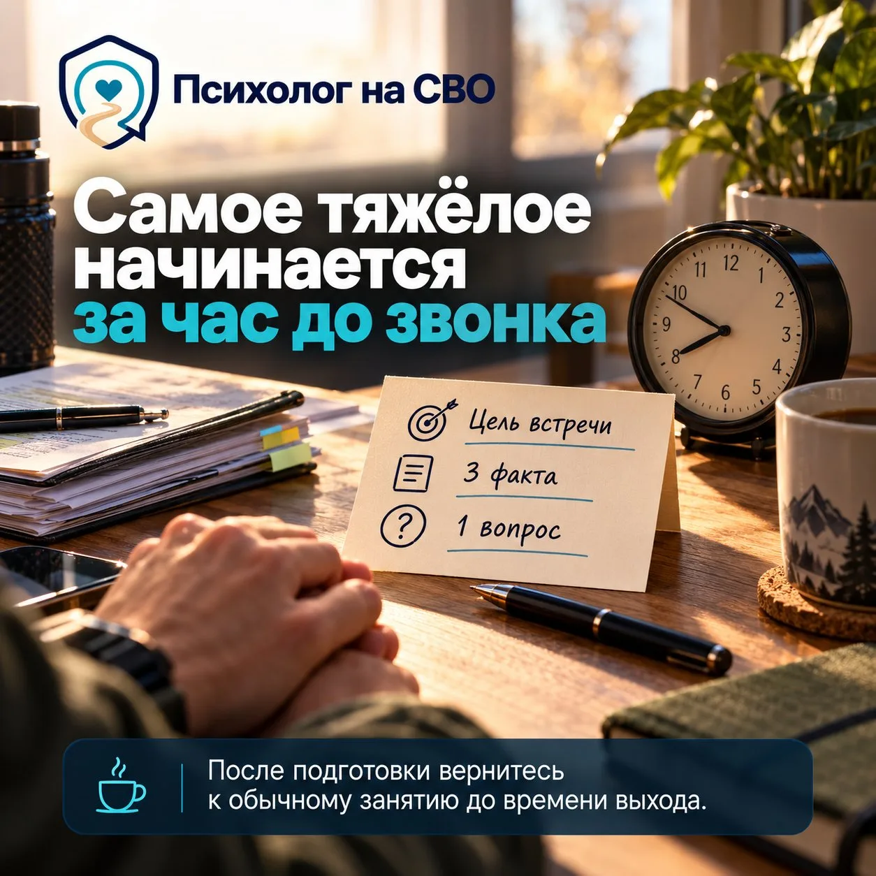 Самое тяжёлое начинается за час до звонка