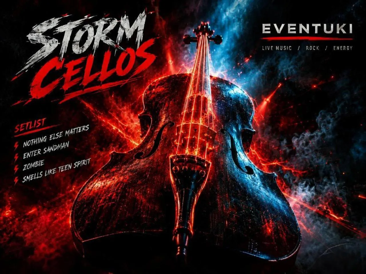 Концерт «Storm cellos: Мировые рок-хиты на виолончелях»