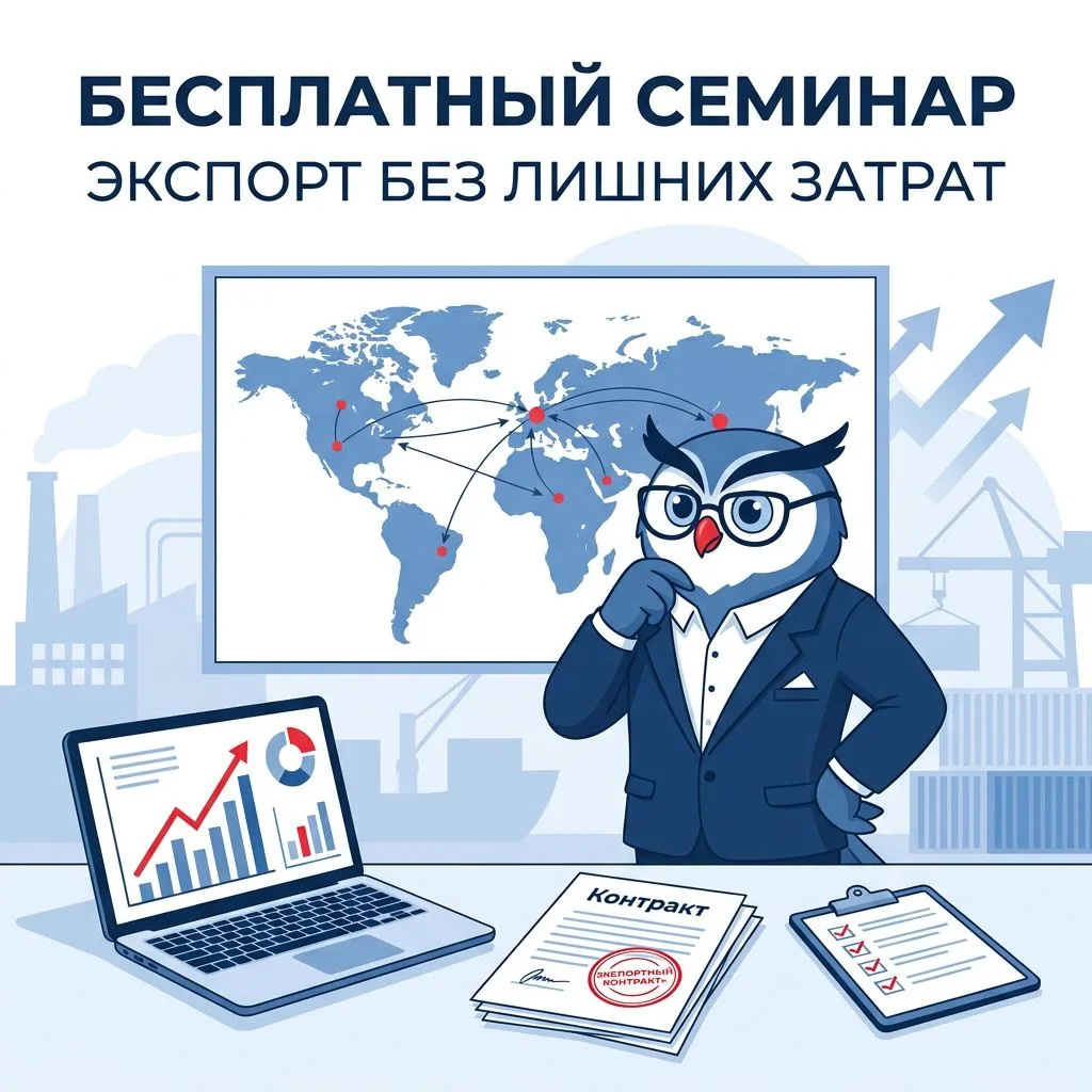 🚀 Бесплатный онлайн-семинар: «Экспортная сделка без лишних затрат»