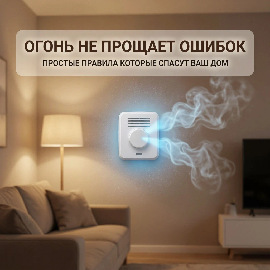 🔥 Огонь не прощает ошибок: простые правила, которые спасут ваш дом 🔥