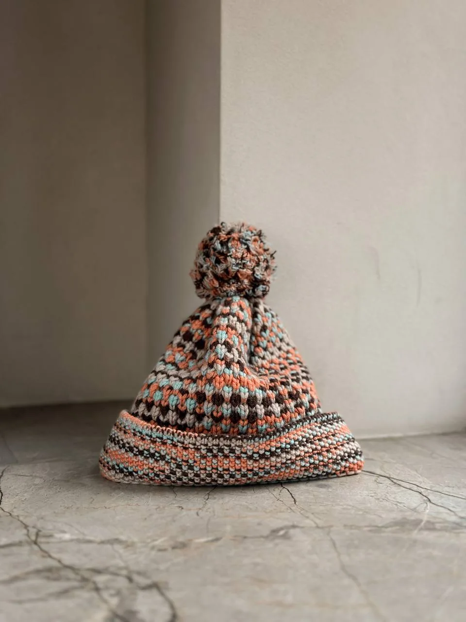 Вязаная кашемировая шапка Missoni в идеальном состоянии, one size.