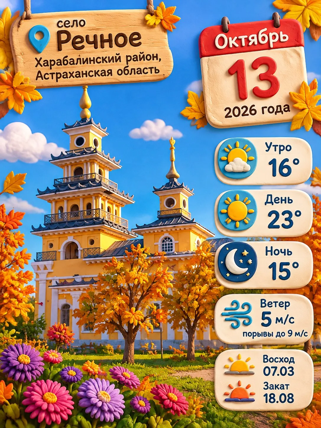 ☕ СО ВТОРНИКОМ 13 ОКТЯБРЯ 2026 ГОДА ☕