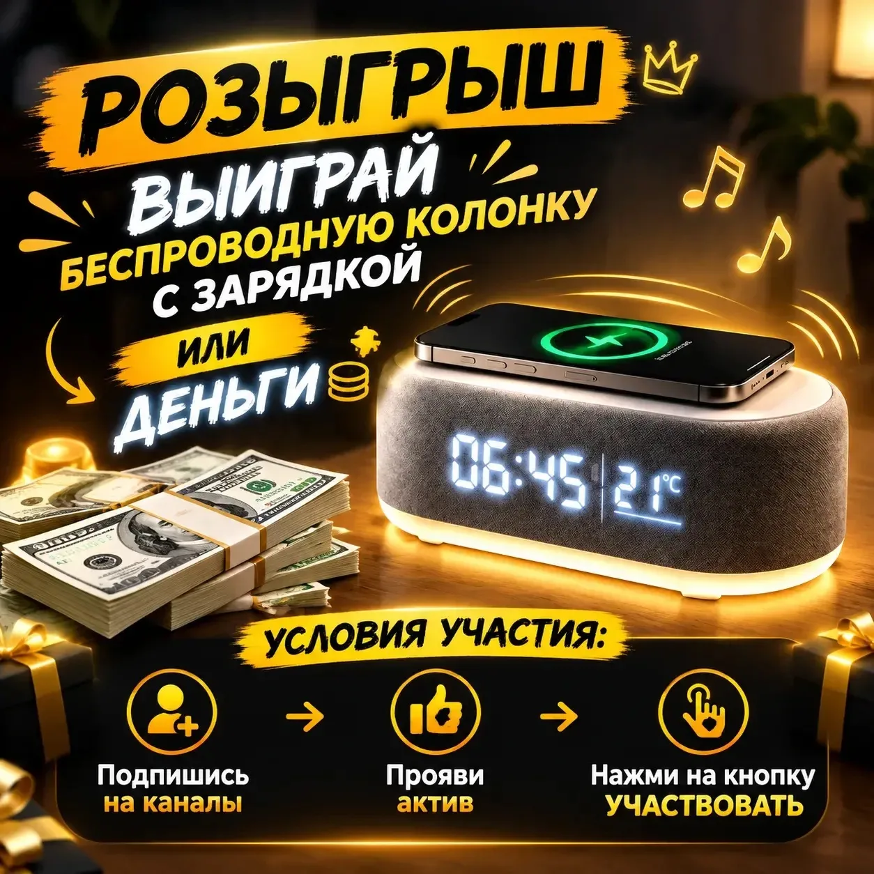 4 места на розыгрыш 🔥