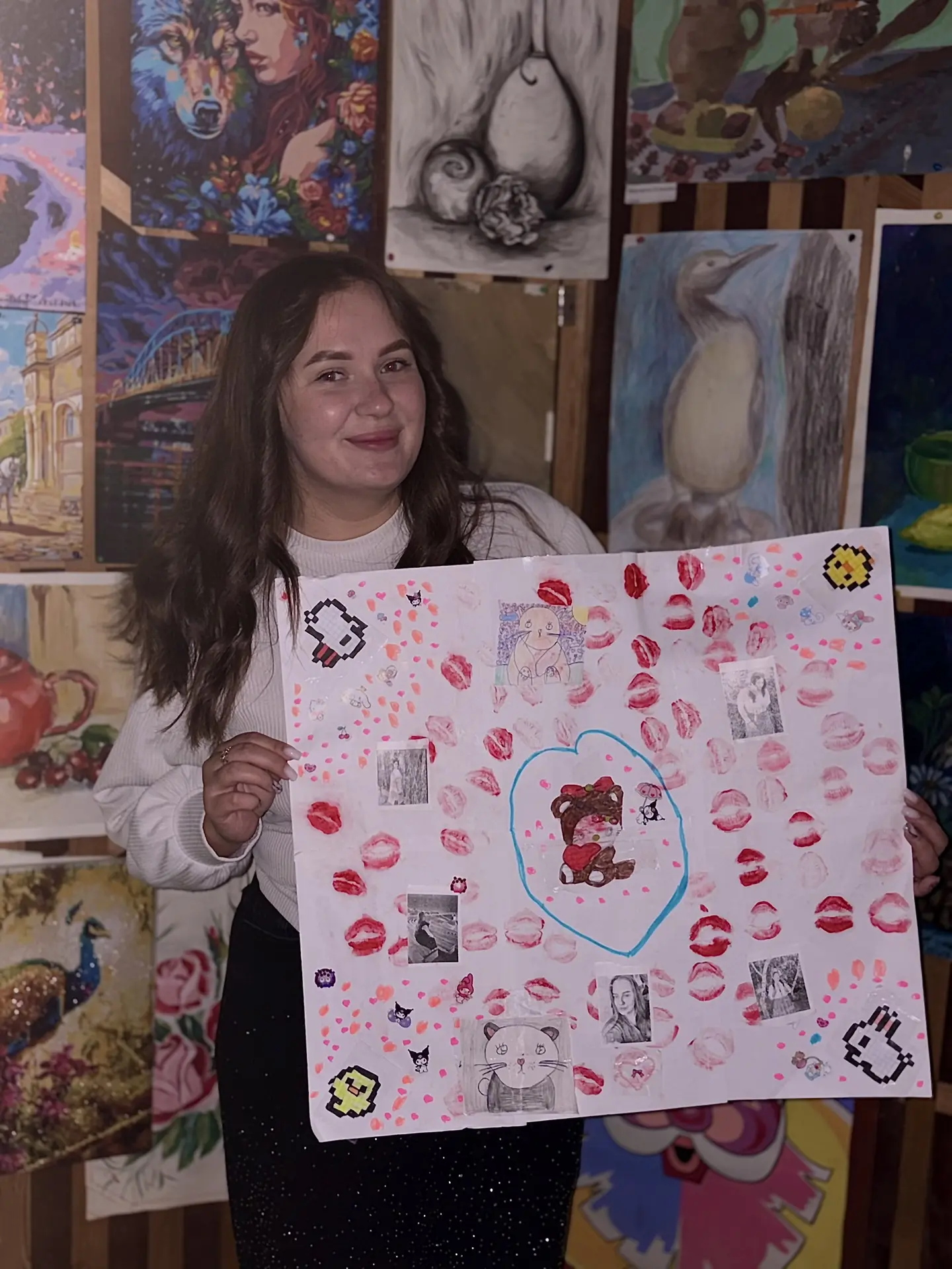🎨 Маленькие шедевры большого таланта! Дети создали этот потрясающий плакат специально ...