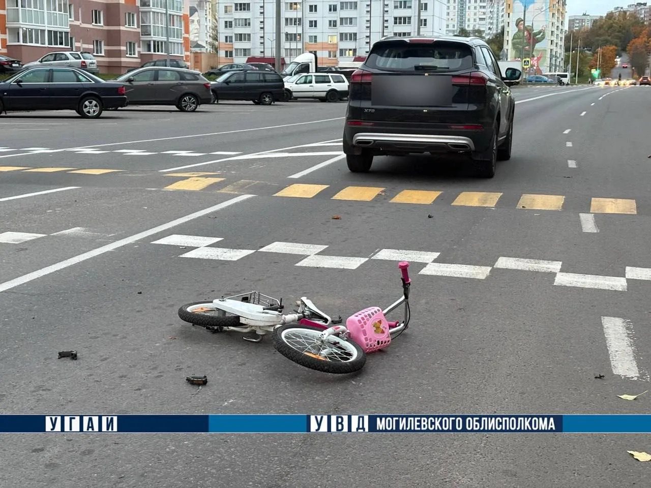 В Могилеве произошло ДТП с участием ребенка. Пострадавшая в больнице.