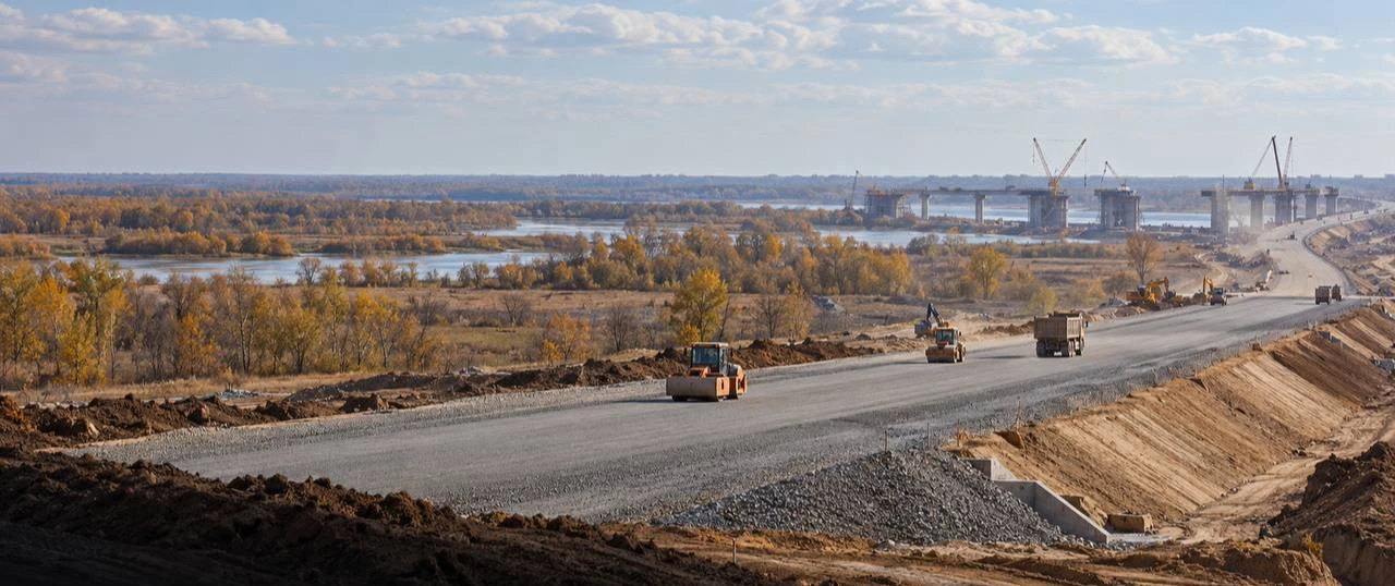 Новую четырёхполосную дорогу за 14,3 млрд рублей строят под Волгоградом