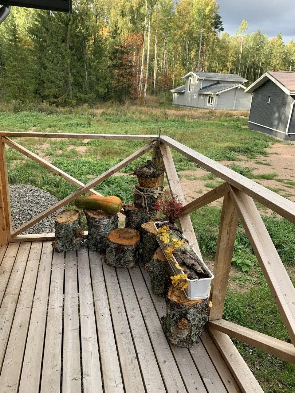 Такой теплый природный осенний декор от нашей подписчицы Наталии Дубровской! 🍁