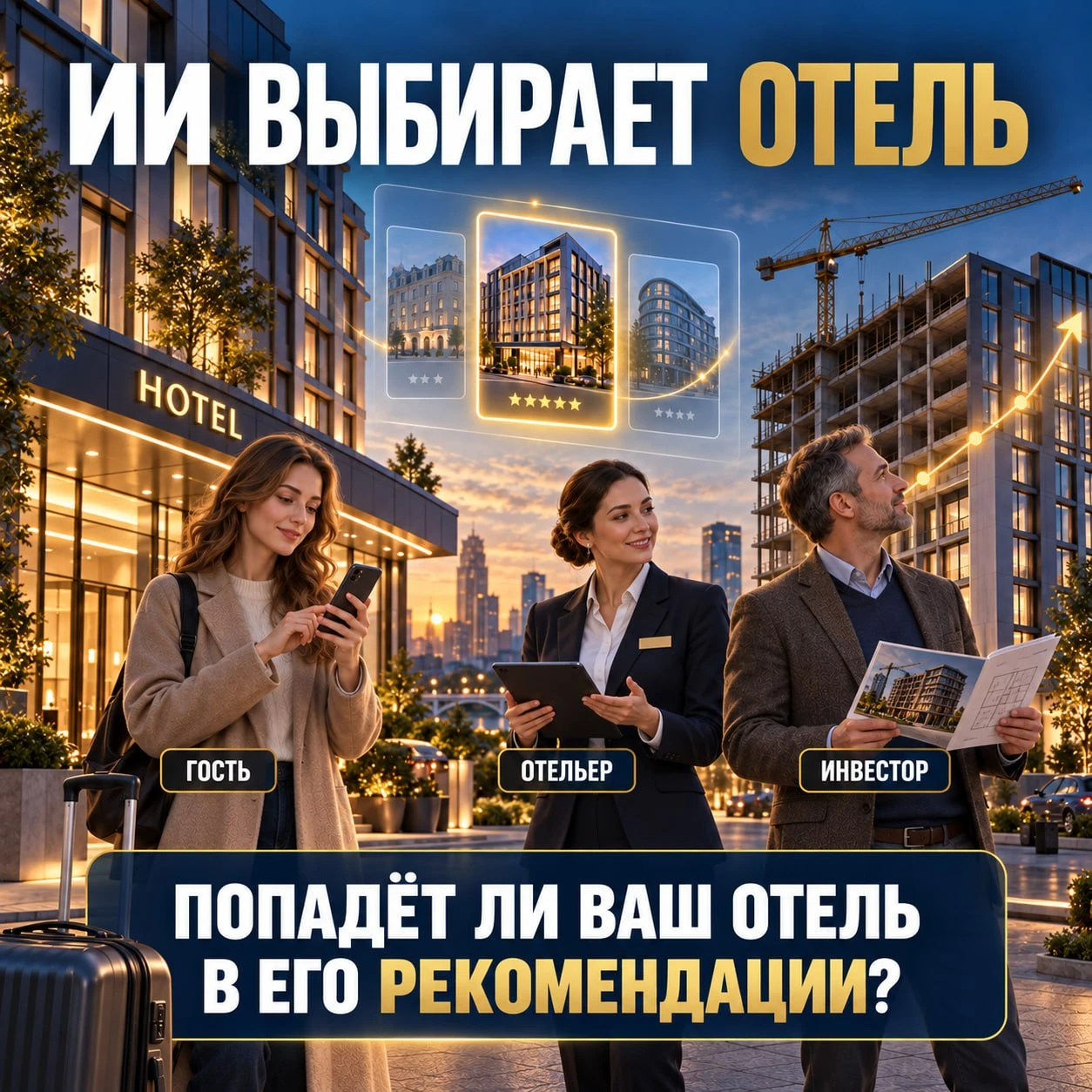 💡ИИ уже выбирает отель вместе с гостем. Что это меняет для отельеров и инвесторов?