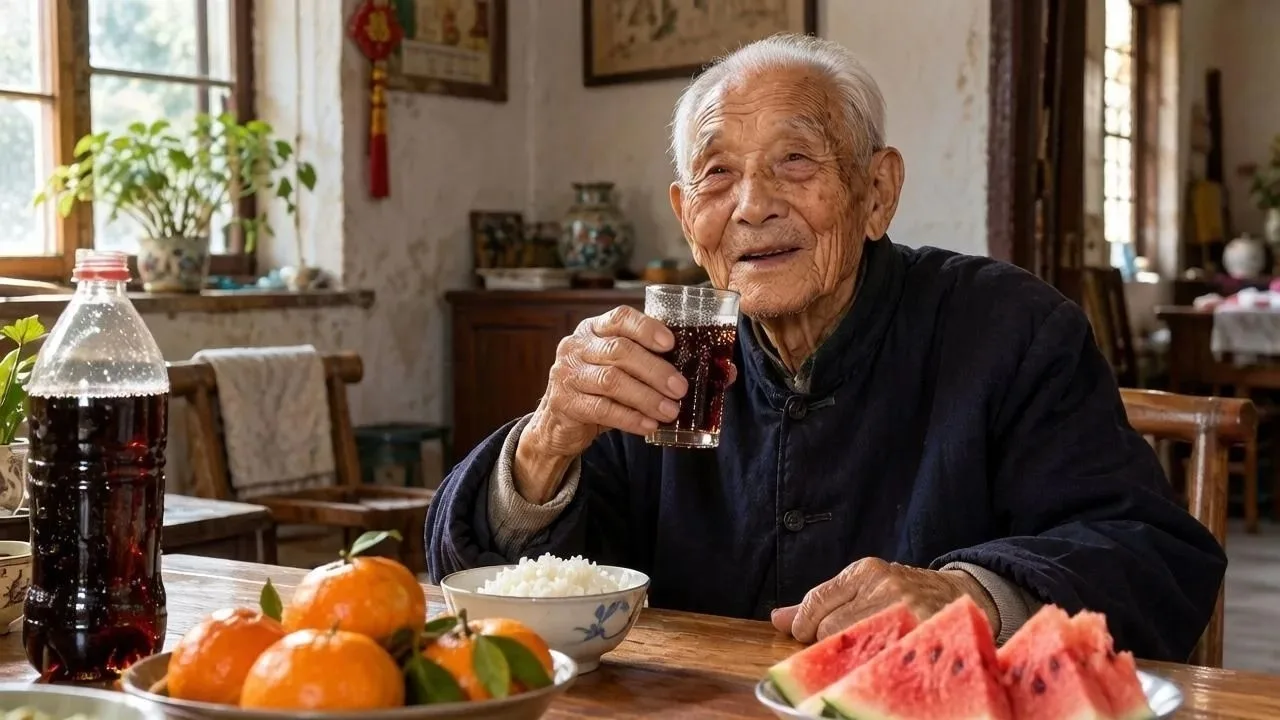 101-летний Лу Шицзэн из Китая не ограничивает себя в еде и особенно любит колу. О привы...