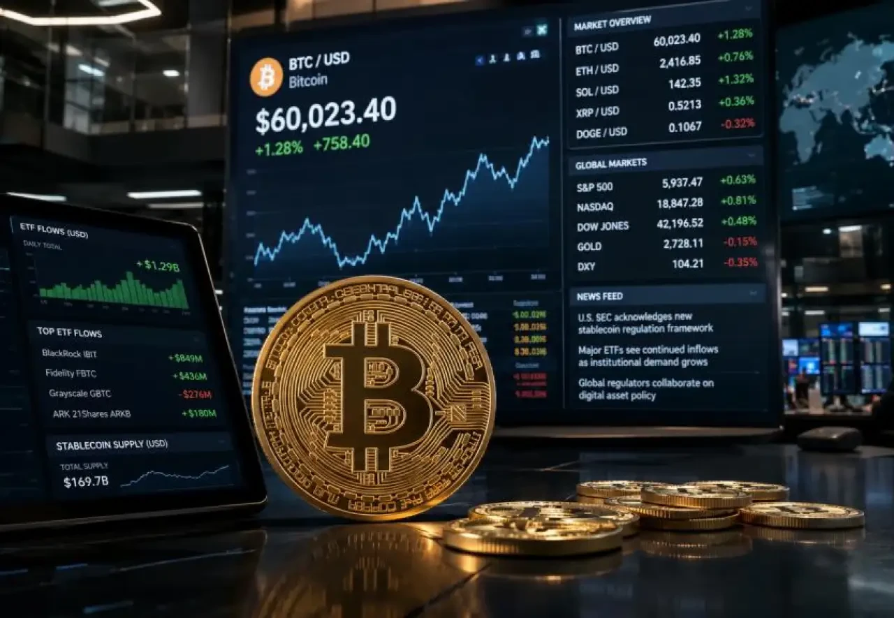Биткоин восстановился выше 83 тысяч долларов 14 октября