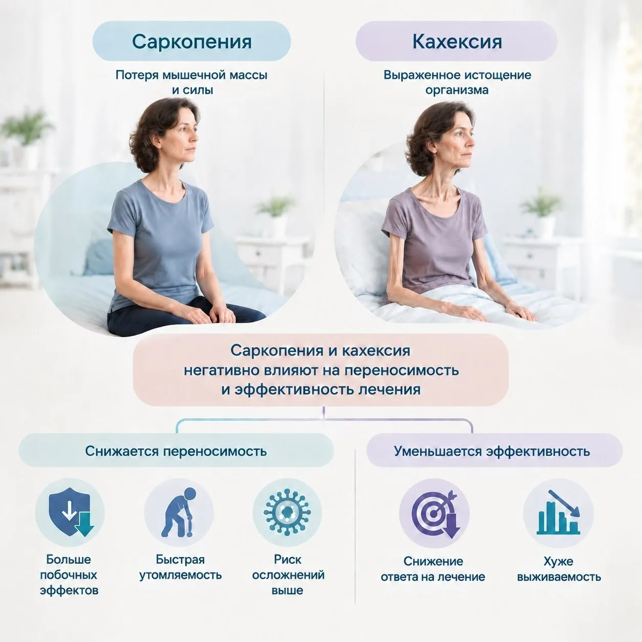 Низкая мышечная масса у онкологических пациентов: недооценённый фактор риска