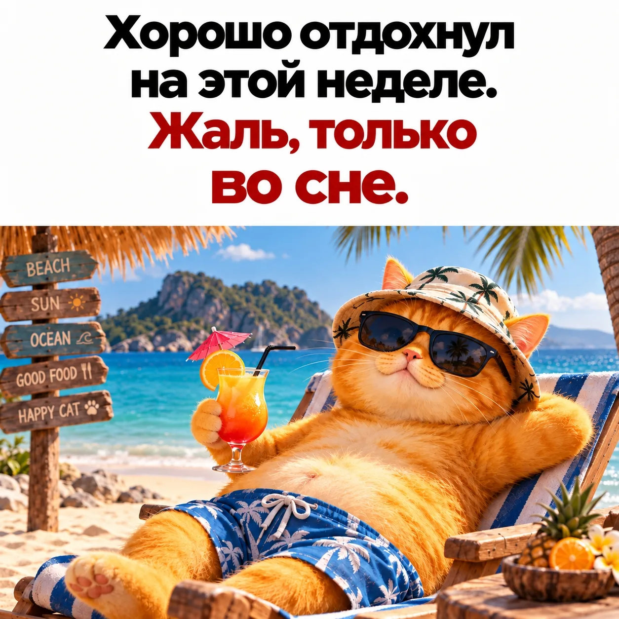 😎 Коллеги, рабочую неделю закрываем. На выходные план такой: лежать, мурчать, ничего н...