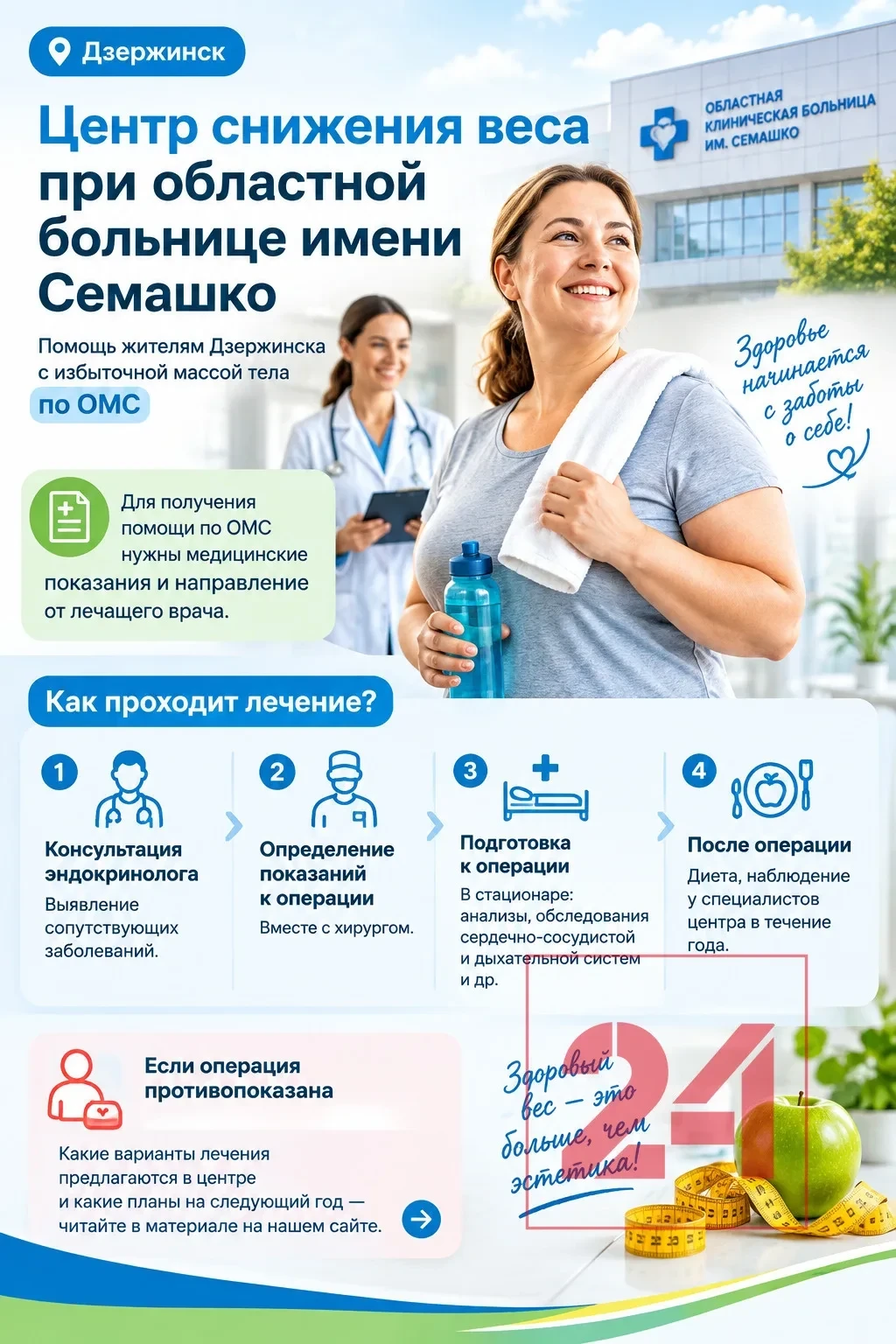 В Дзержинске открыли центр снижения веса