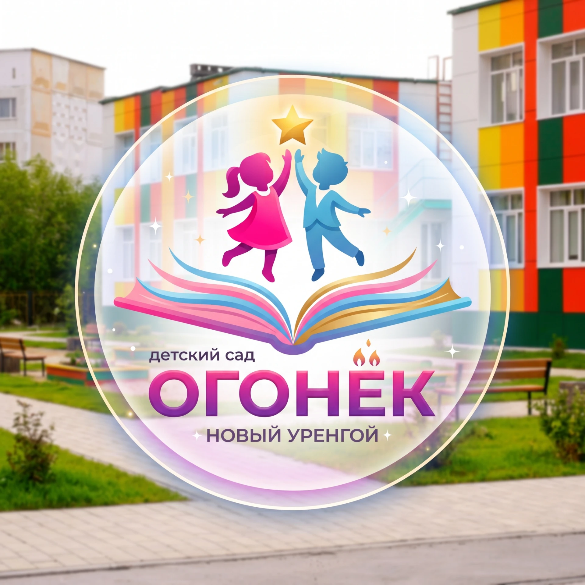 Встречайте обновлённый логотип детского сада «Огонёк»!
