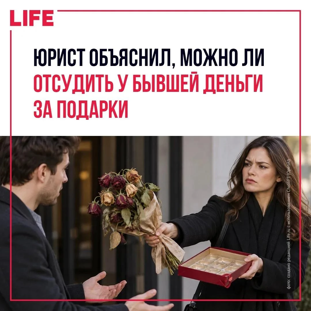 Попытки взыскать стоимость подарков после расставания практически бесперспективны, заяв...