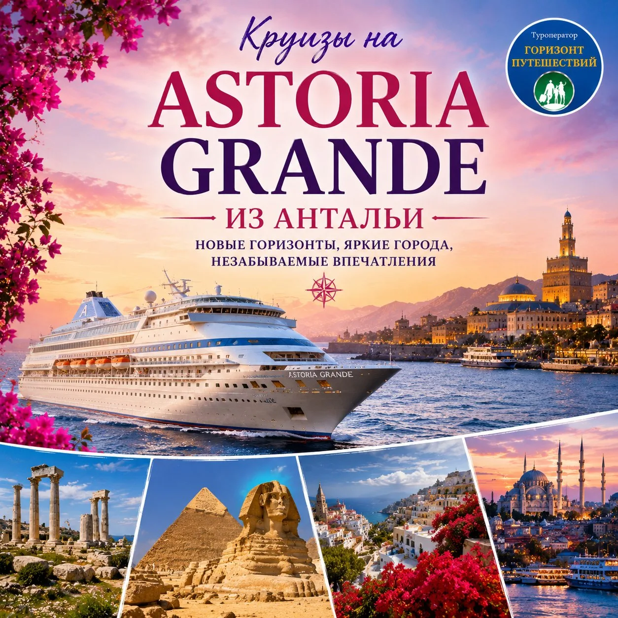 🚢 ASTORIA GRANDE ИЗ АНТАЛЬИ — КРУИЗ, КОТОРЫЙ САМ СТАНОВИТСЯ ОТПУСКОМ