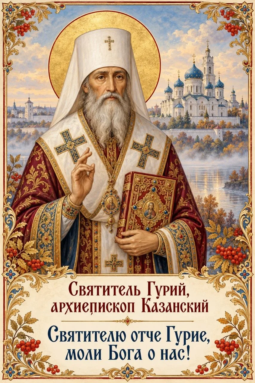 Святитель Гурий, архиепископ Казанский