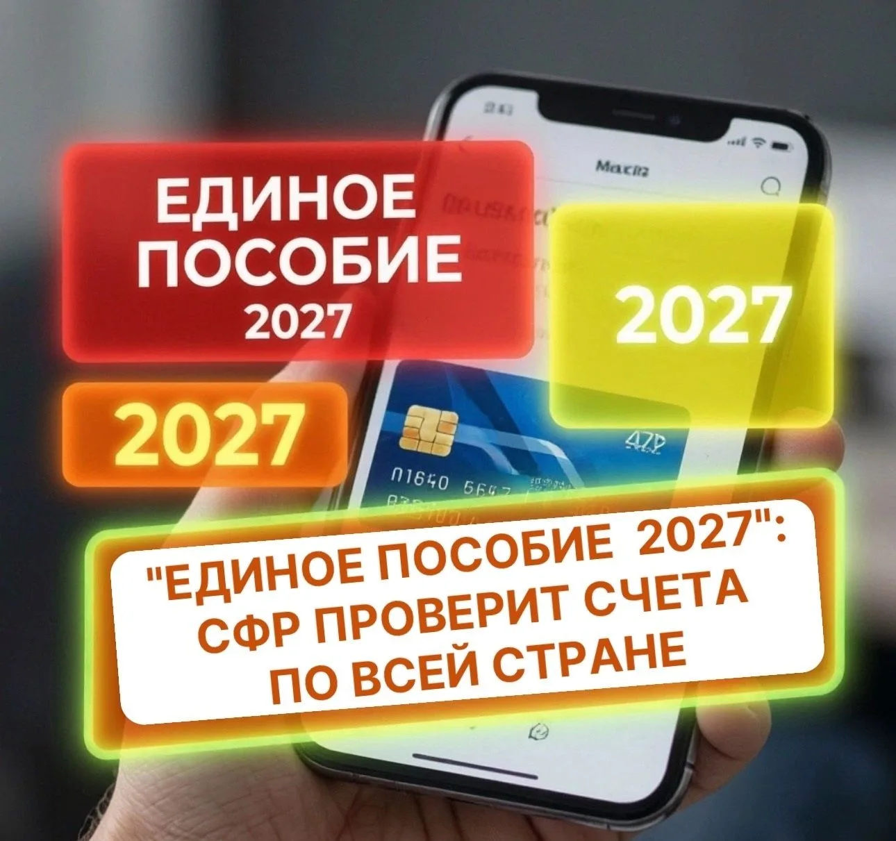 ⚡❗СФР будет проверять счета при назначении Единого пособия ПО ВСЕЙ СТРАНЕ!