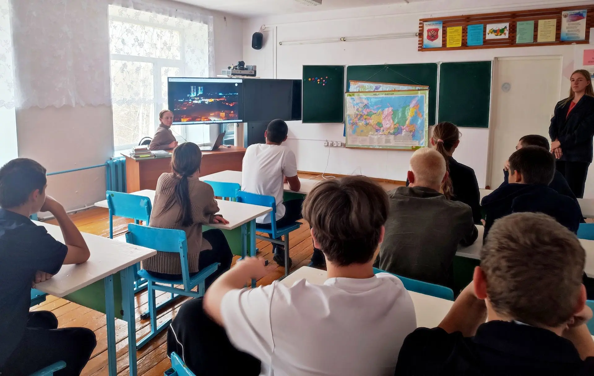 Сегодня в нашей школе МКОУ "СОШ №26" прошло занятие на тему "Приморье комфортное- энерг...