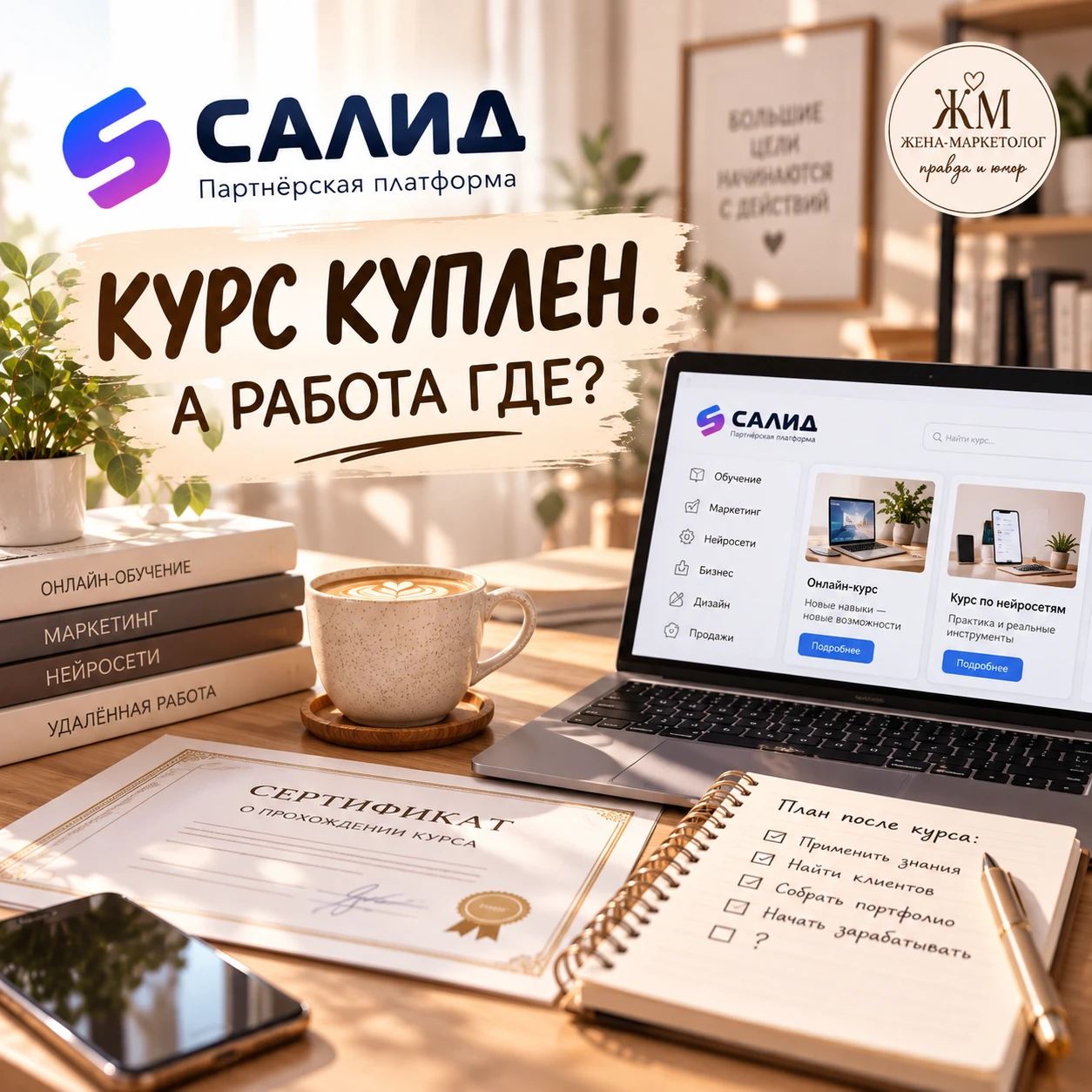 🎓 КУРС КУПЛЕН. А РАБОТА ГДЕ?