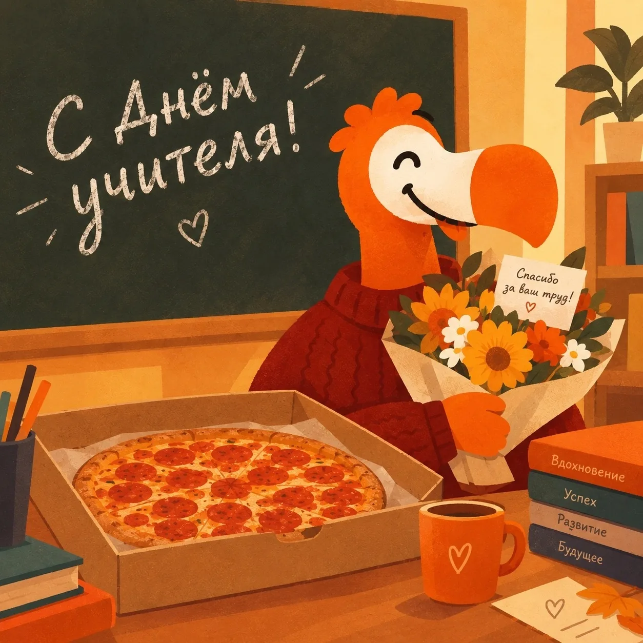 🍎 С Днём учителя! 🧡