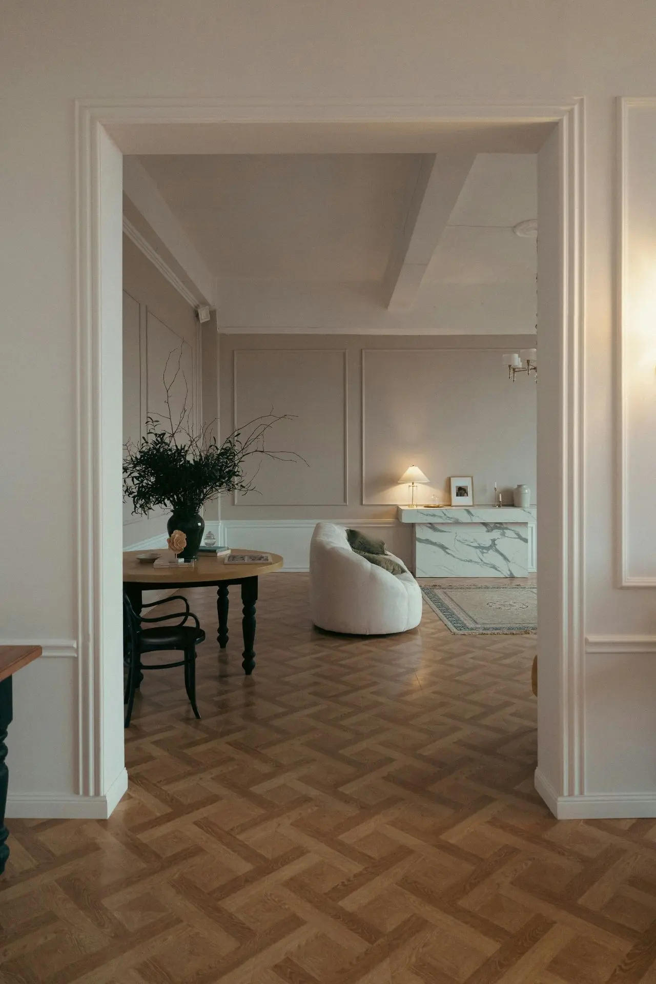 🤍 Классика в маленькой квартире: как не перегрузить 39 м²