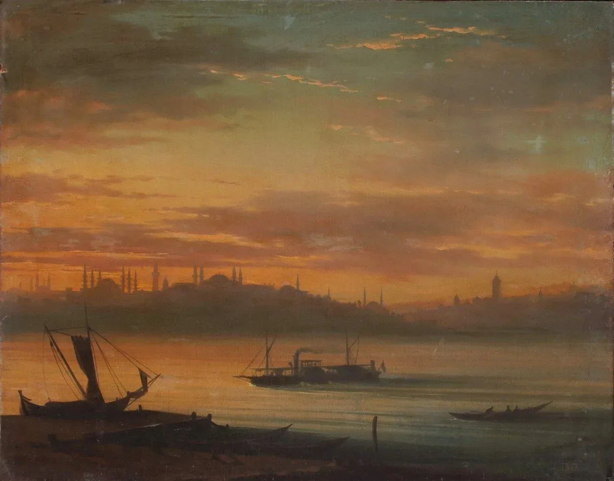 «Вид Босфора», 1864.
