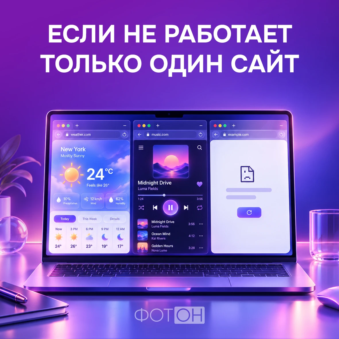 Случается странное: интернет вроде бы на месте, сайты грузятся, мессенджеры работают — ...