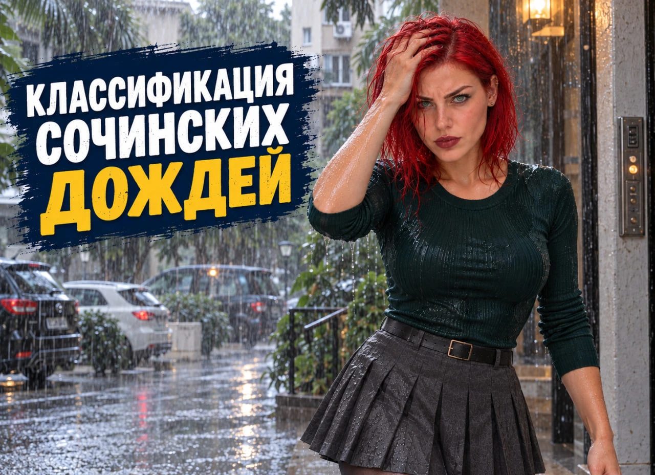 Классификация сочинских дождей