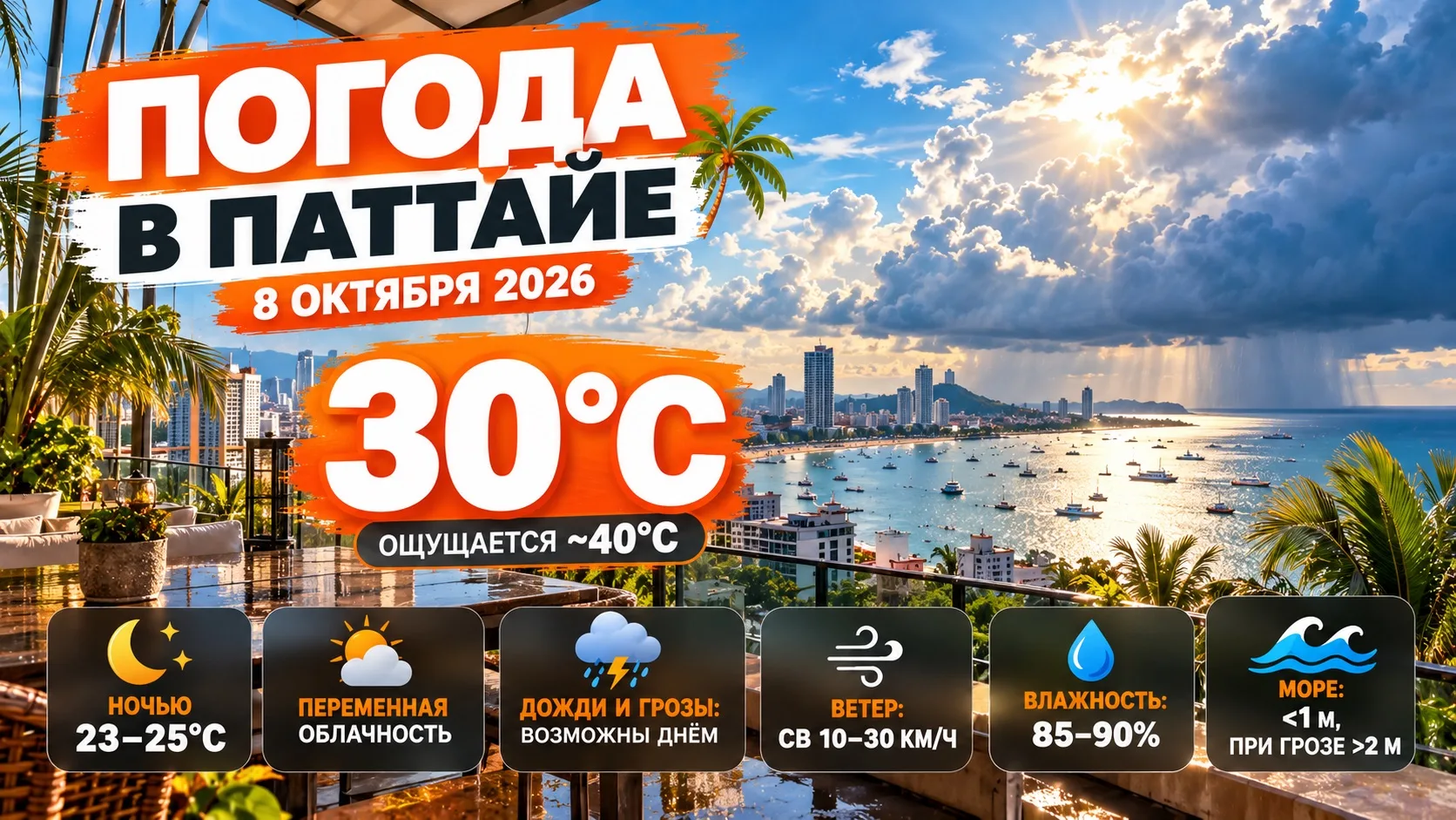 ПОГОДА В ПАТТАЙЕ