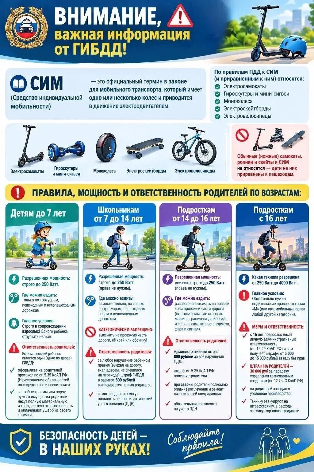 Уважаемые родители и учащиеся! С началом учебного года на улицах нашего района резко ув...