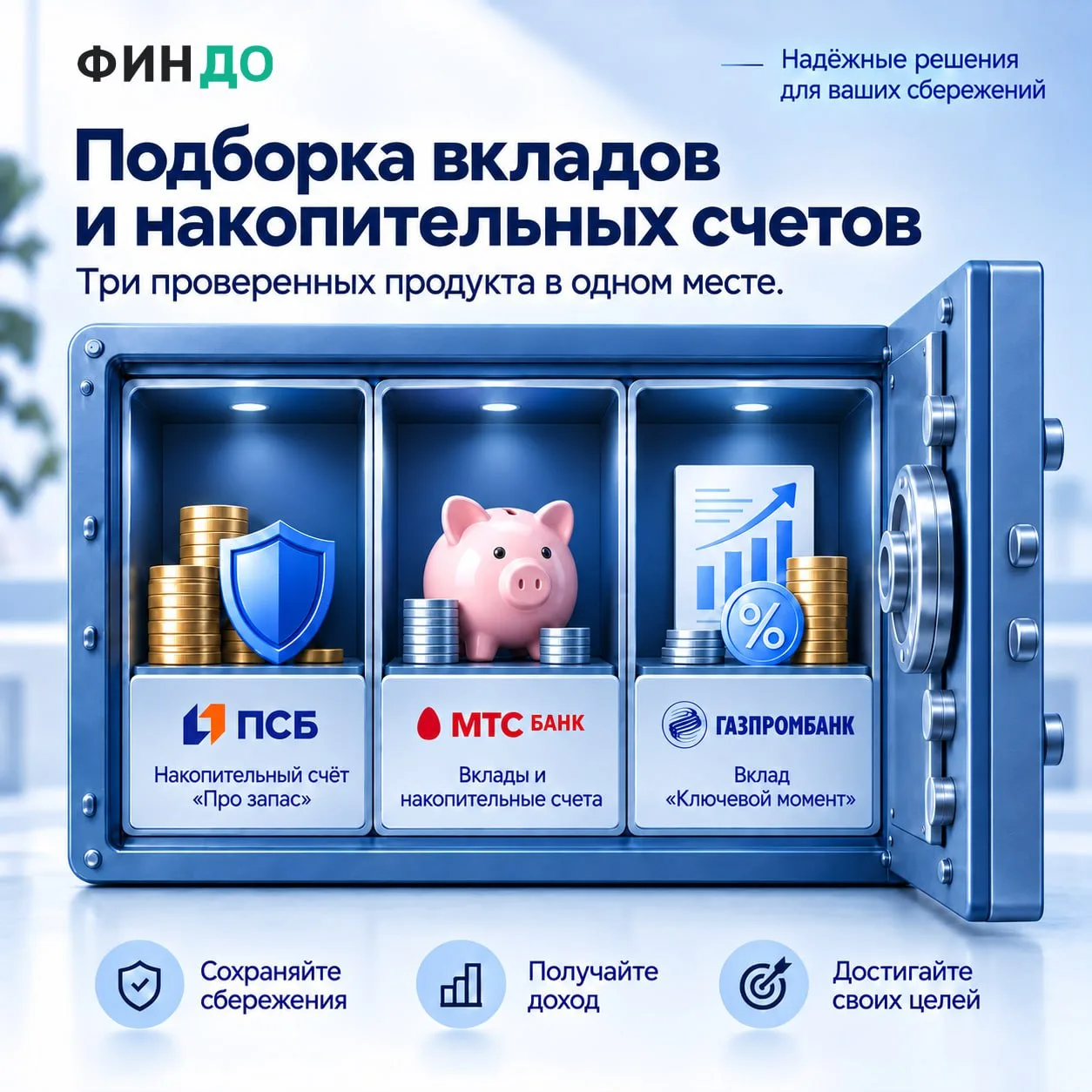 🏦 Подборка вкладов и накопительных счетов