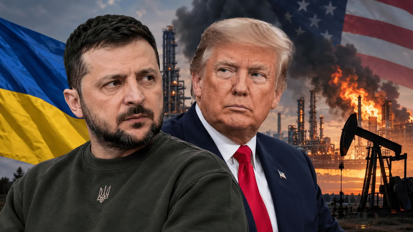 Зеленский отказался прекращать удары по российским НПЗ по требованию Трампа.