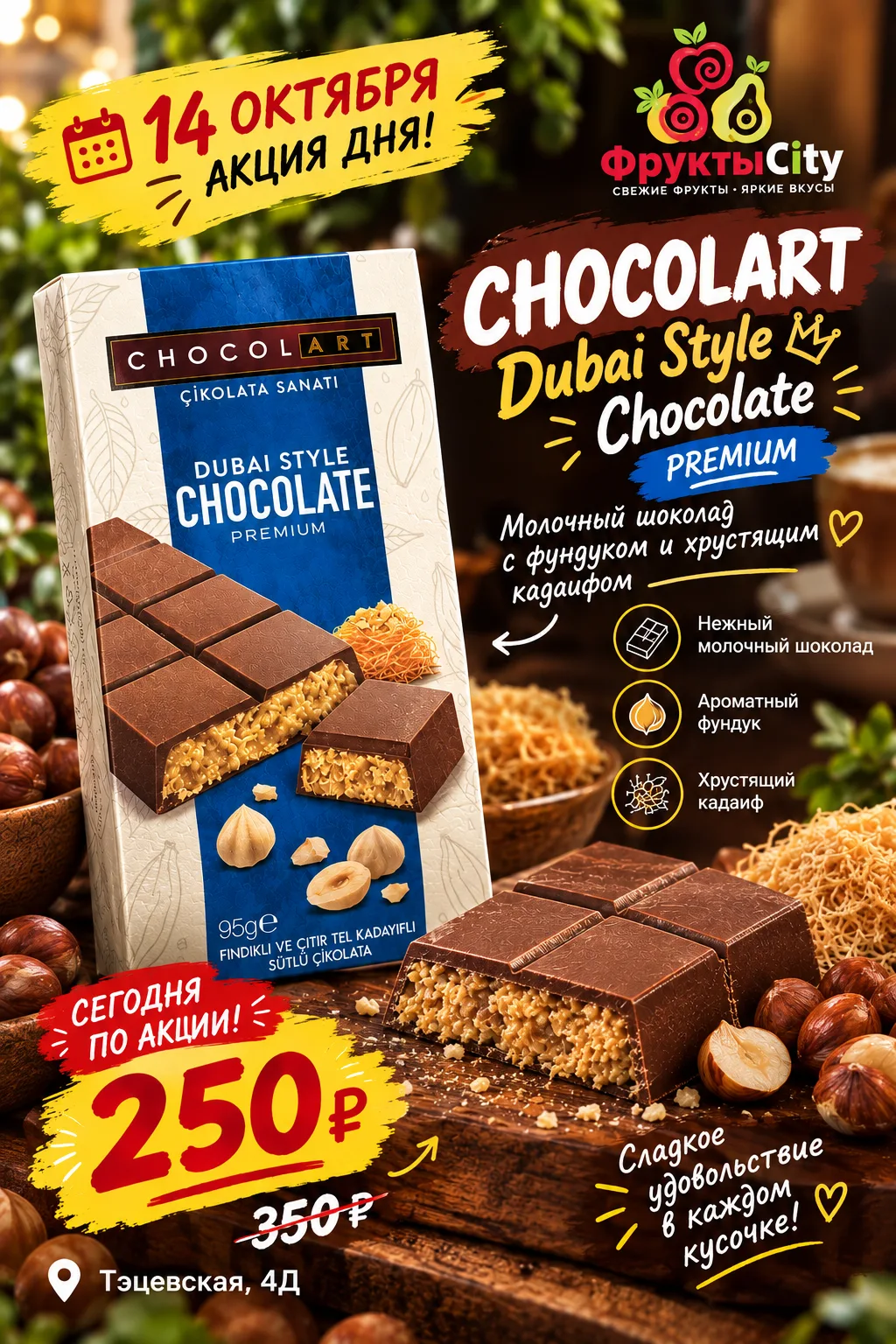 🚨🍫 14 ОКТЯБРЯ — ШОКОЛАДНЫЙ ПОВОД ПОРАДОВАТЬ СЕБЯ! 🤎🔥