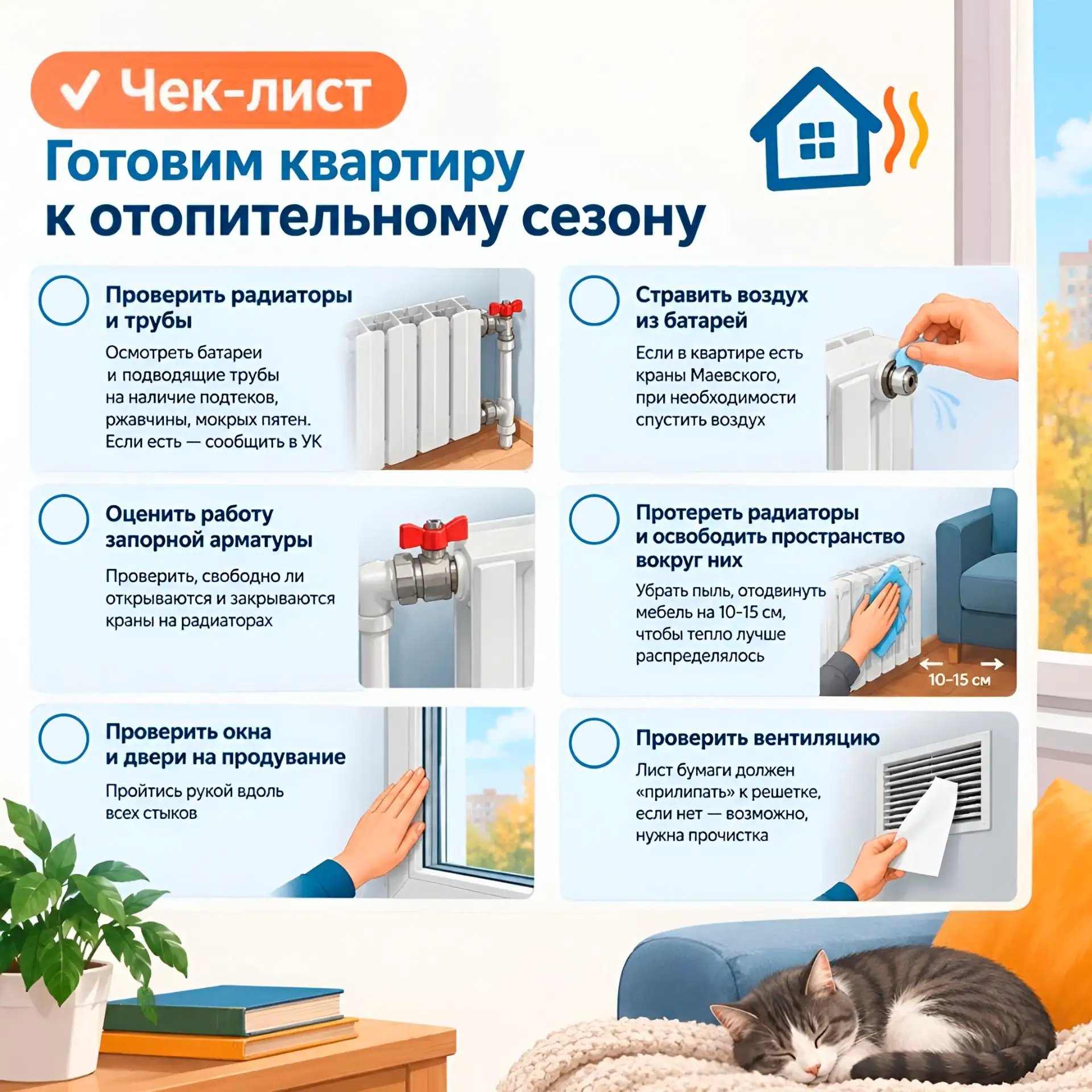 Вы уже проверили, все ли готово к холодам?🌡