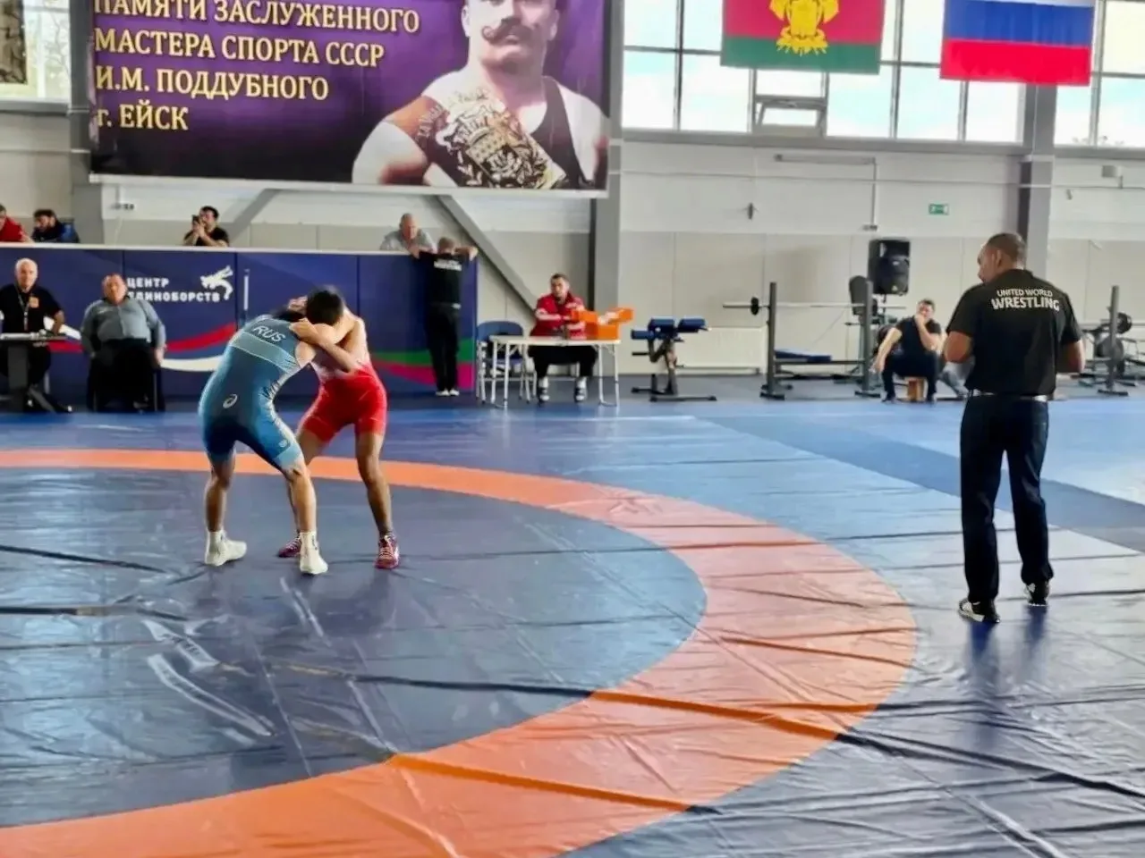 🥉 В Ейске прошли Всероссийские соревнования по греко-римской борьбе, имени Ивана Подду...