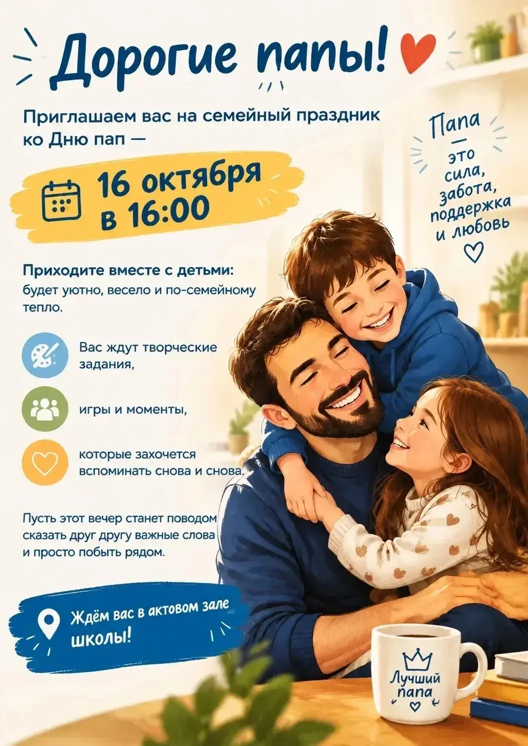 ❤️ Дорогие папы, этот день для вас!