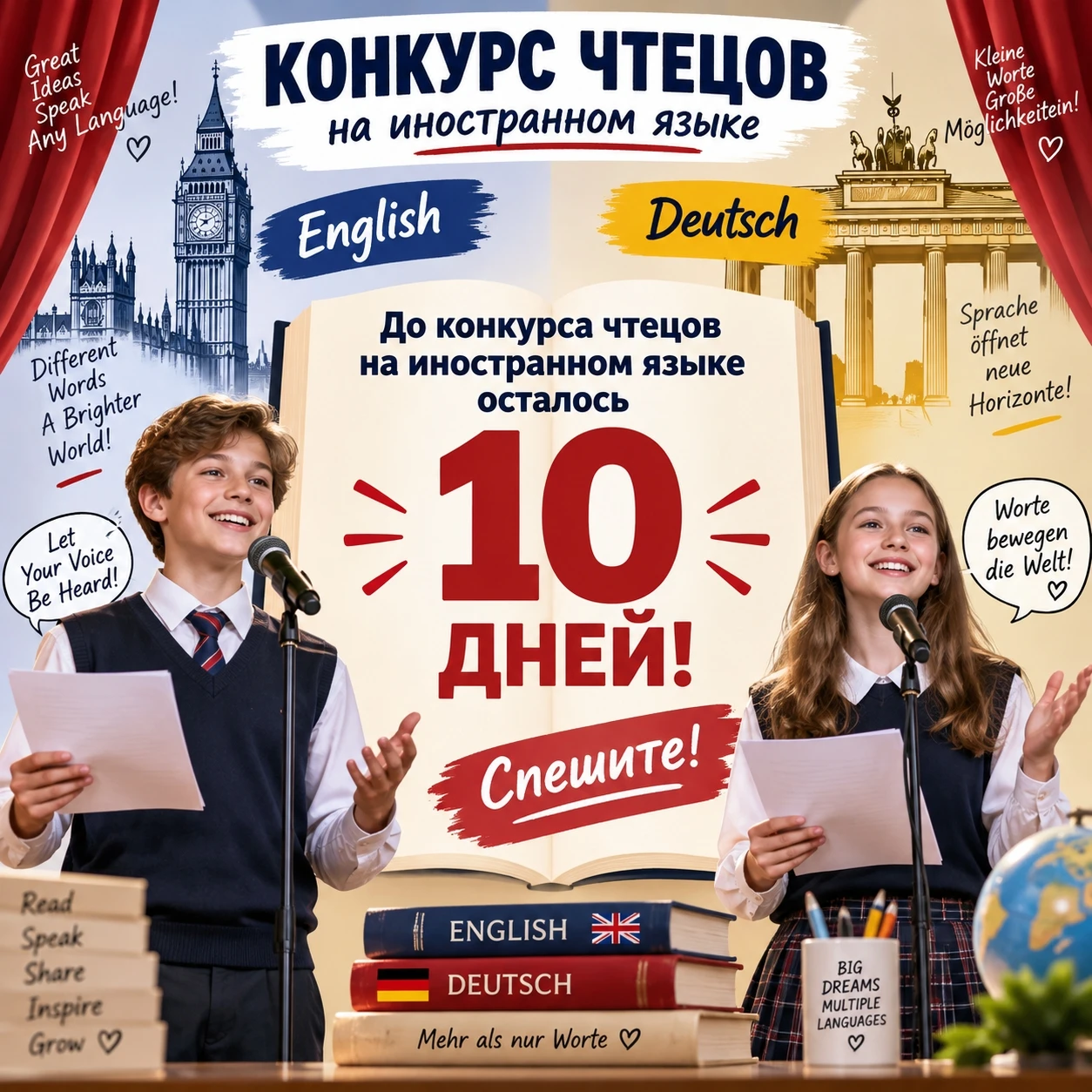 Позволь своему голосу звучать на весь мир!