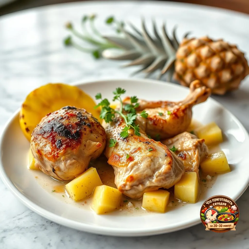 🍽️ Курица в кокосовом молоке с ананасом