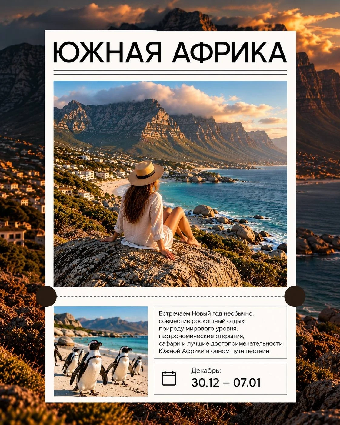 🇿🇦 Новый год в Южной Африке — путешествие, которое останется в памяти навсегда