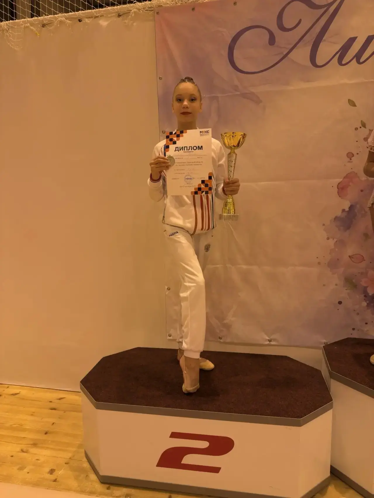 🥈 Авелина Моисеева — призёр чемпионата Липецкой области по художественной гимнастике