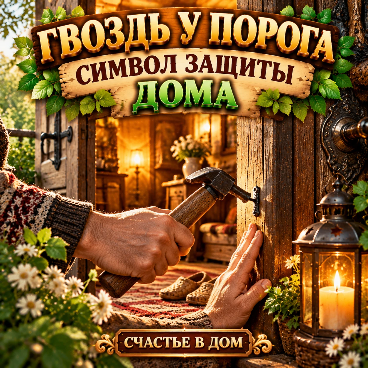 ГВОЗДЬ У ПОРОГА — СИМВОЛ ЗАЩИТЫ ДОМА