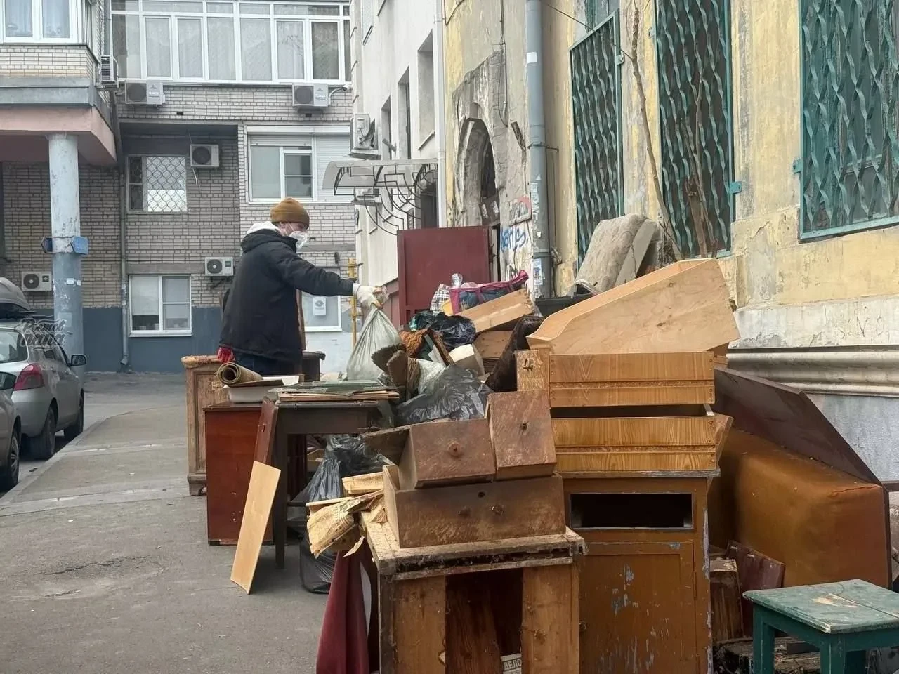 Ростов: субботник в доме Красса