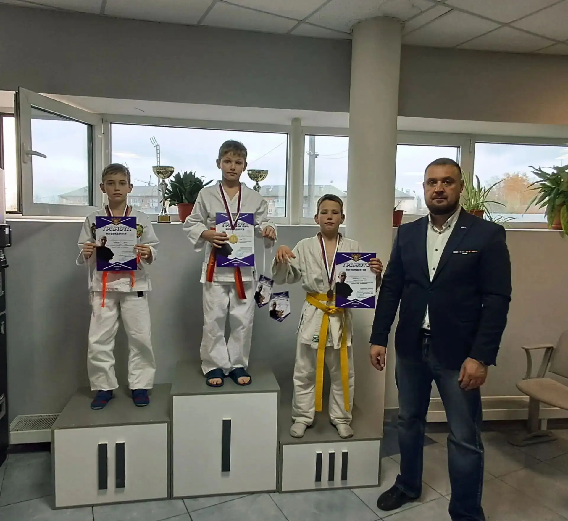 Козлов Степан, ученик 3А класса, занял 2 место в XIV Краевом турнире по рукопашному бою...