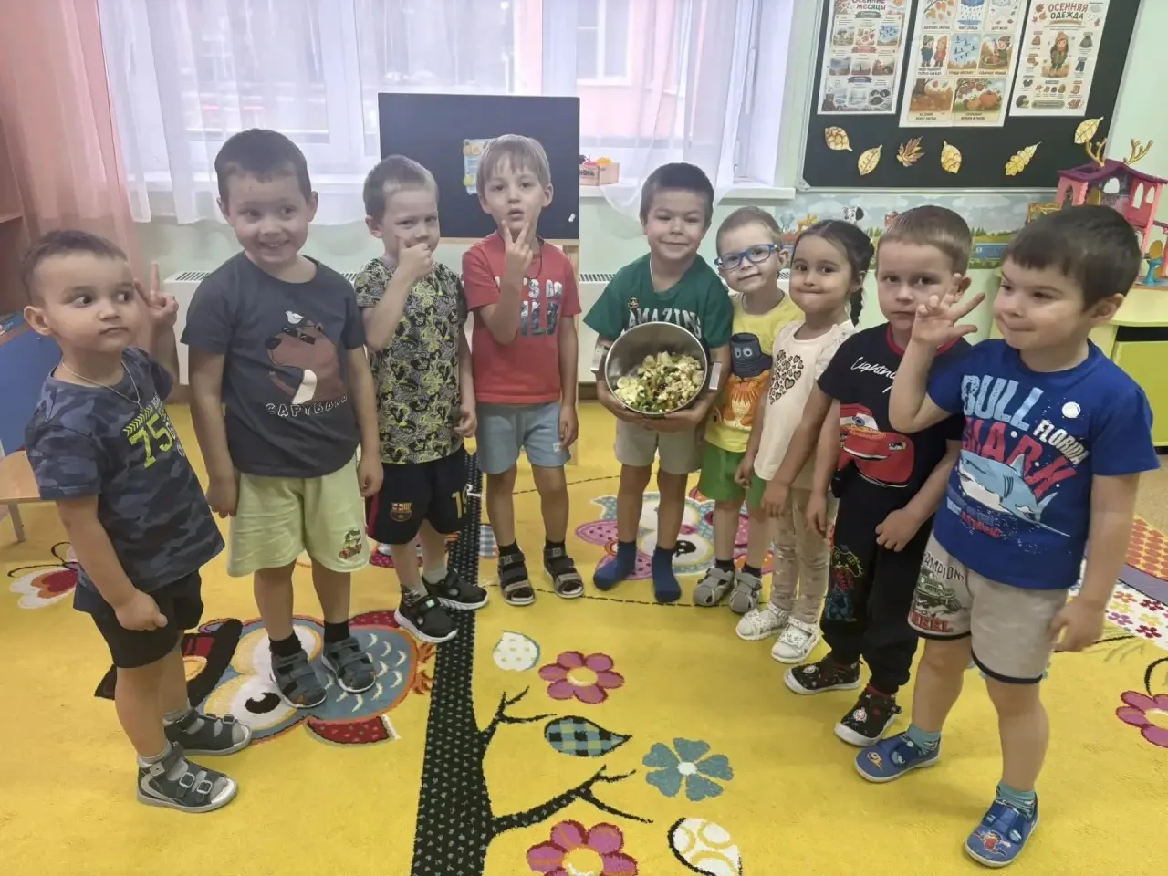 🍎🍌🥝 Фруктовая неделя в средней компенсирующей группе «Капельки» прошла на ура! 🎉