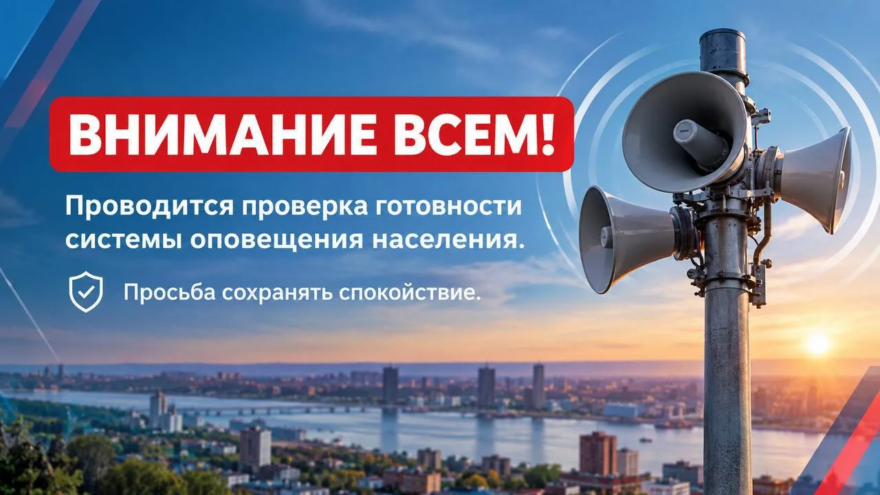 🚨 В Самарской области проверяют системы оповещения населения.