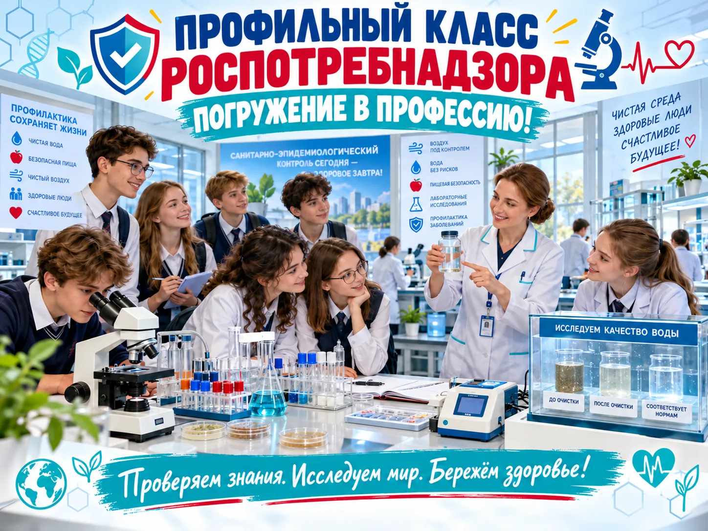 🔥 8 «А» на экскурсии  в Роспотребнадзоре! 🔥